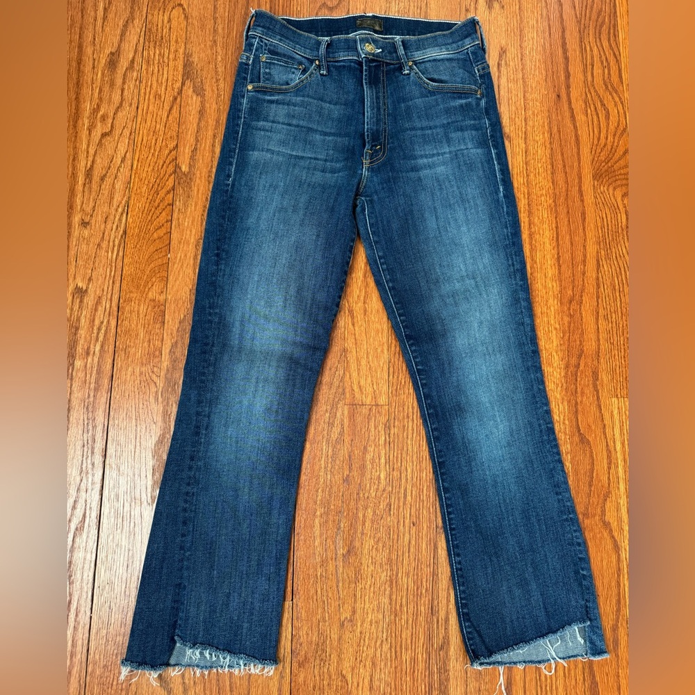 MOTHER Insider Crop Step Fray Jeans -Size 26